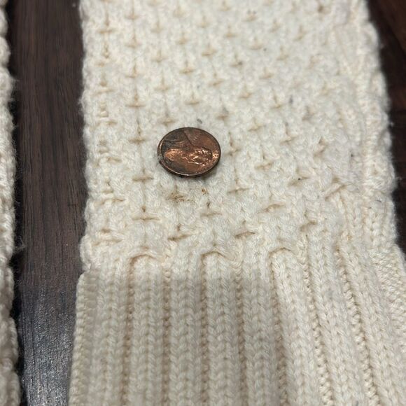 SALE! Milly Cream Wool Knit Sweater, Size Small - Picture 8 of 12